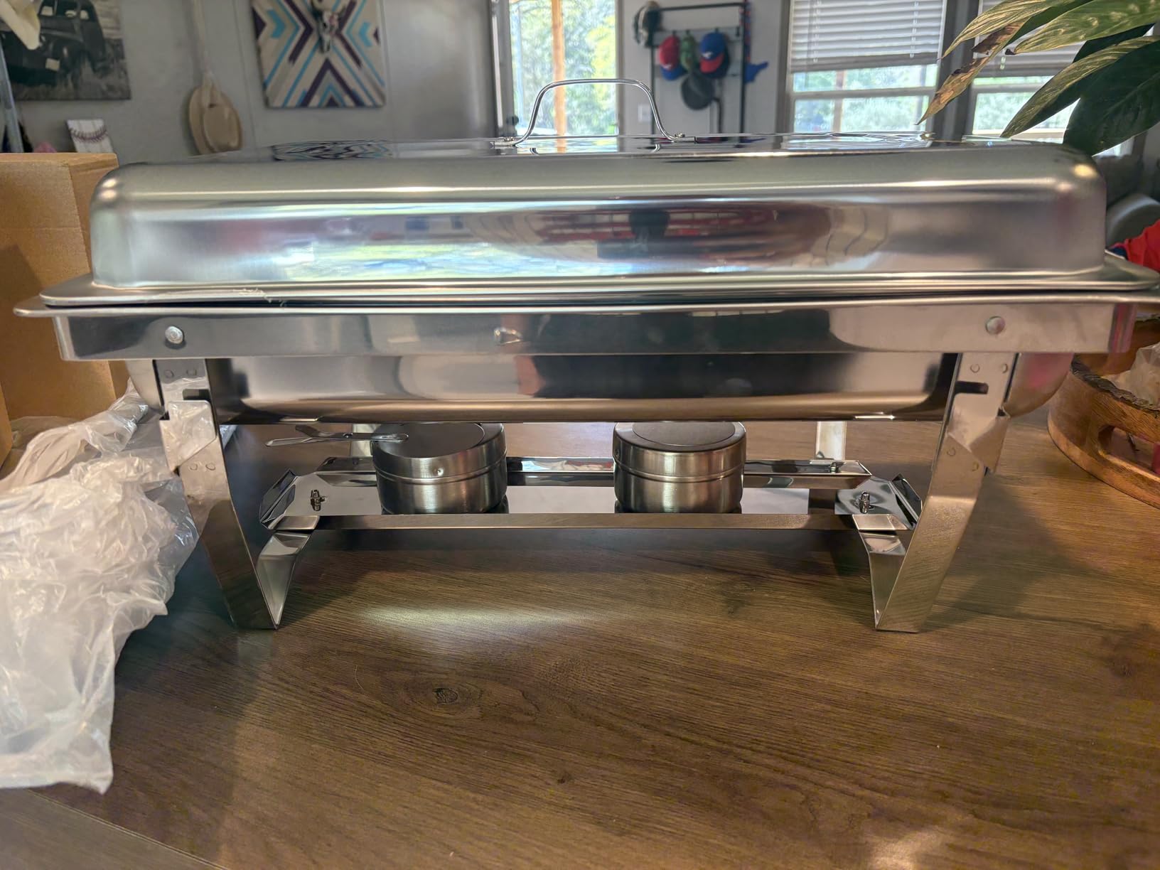 Chafing Dishes for Buffet Set – 4 Pack Chafers & Food Warmers with Lids customer photo 2