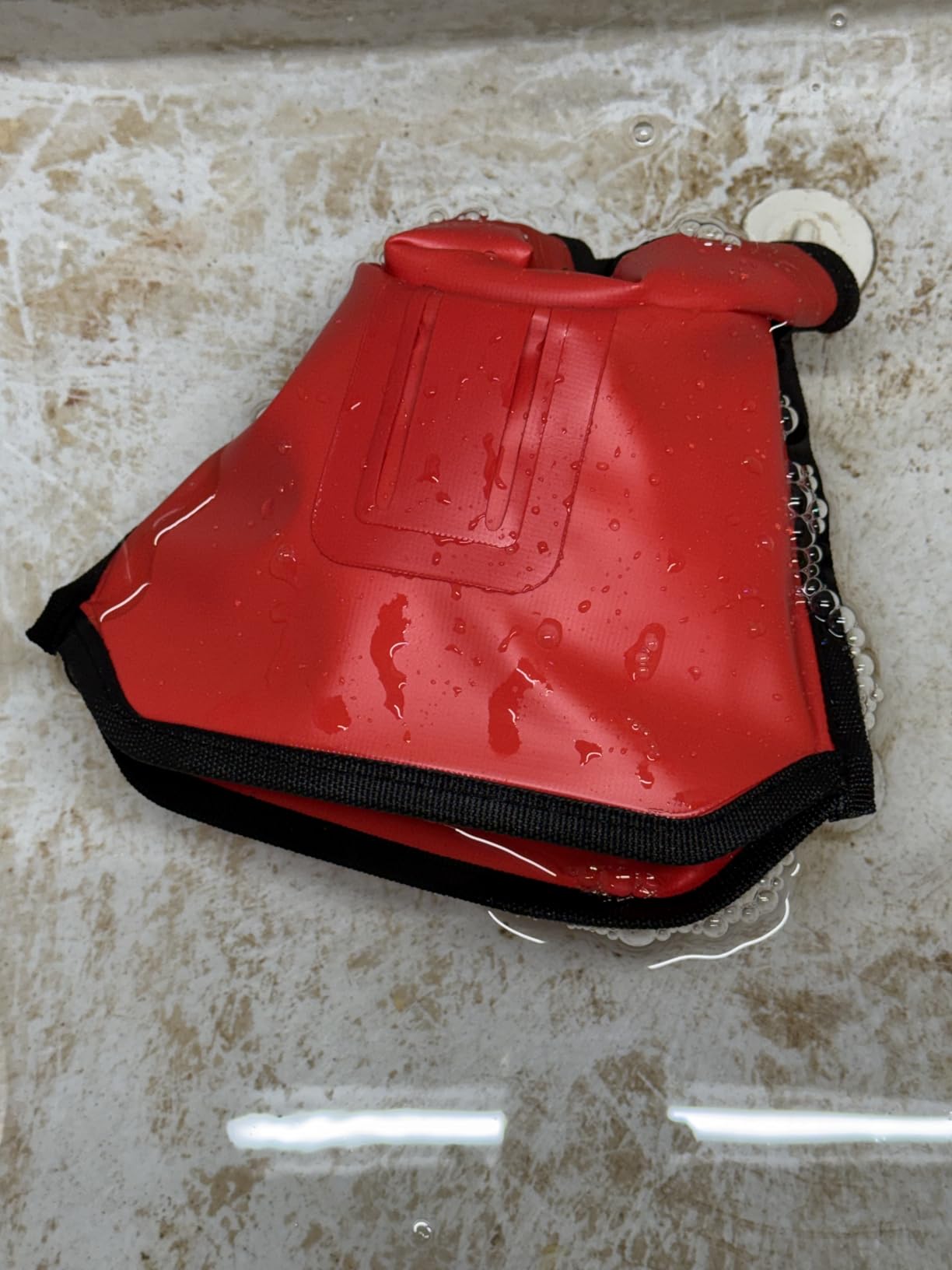226pcs Waterproof First Aid Kit for Boat with Roll Top Design Compact Red | Emergency Medical Bandages, Pads, Tools in 9 in Dry Bag with Buckle, 500D PVC Wear-resistant Fabric for Boating Fishing Marine customer photo 2