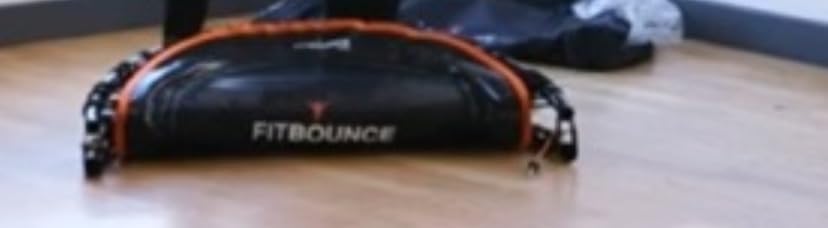 MXL FIT Bounce PRO Bungee Rebounder - Premium Indoor Mini Trampoline for Adults, Silent Low-Impact Bounce, Half-Folding with Foldable Steel Legs & Carry Bag - 40 in, 400lb customer photo 2