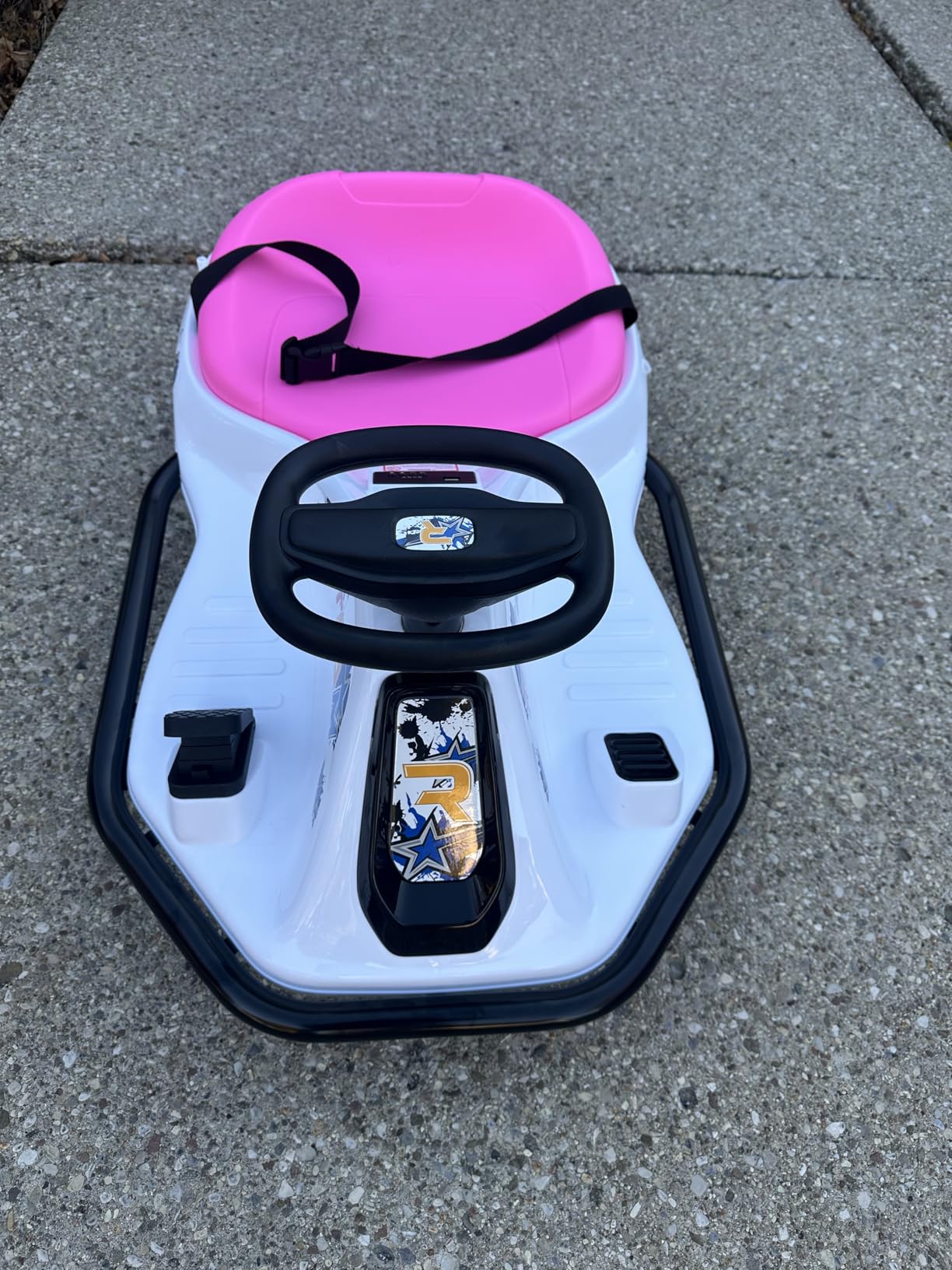24V Electric Drifting Go Kart for Kids 3+, 360° Spin, LED Wheels customer photo 1