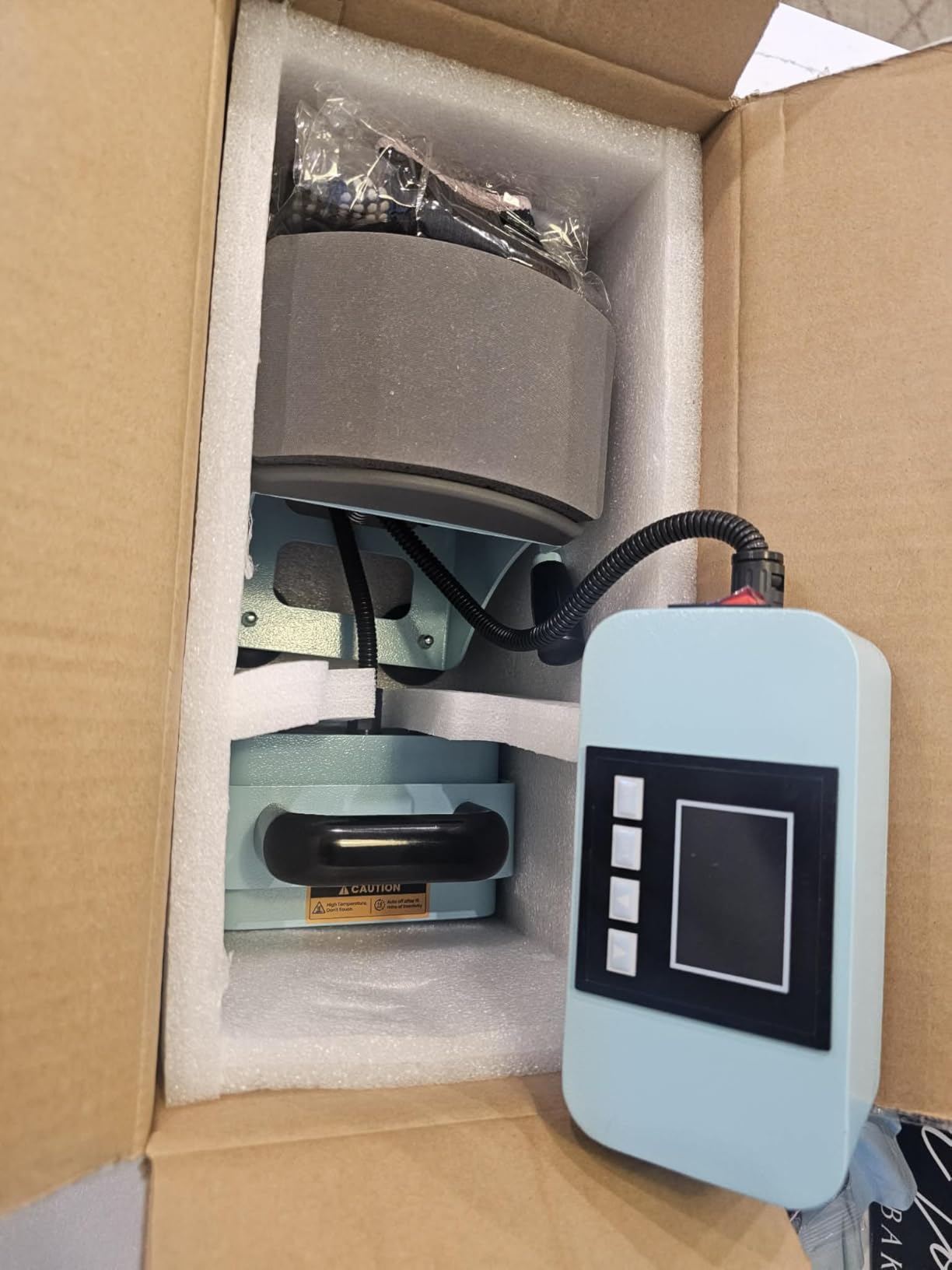 EENOUR Hat Press, Hat Heat Press Machine with 2 Platens & Caps Stretcher, Hat Press Heat Machine for Caps with Memory Mode, Precise Time and Temperature Control, Heat Transfer Printing for Caps, Hats customer photo 1