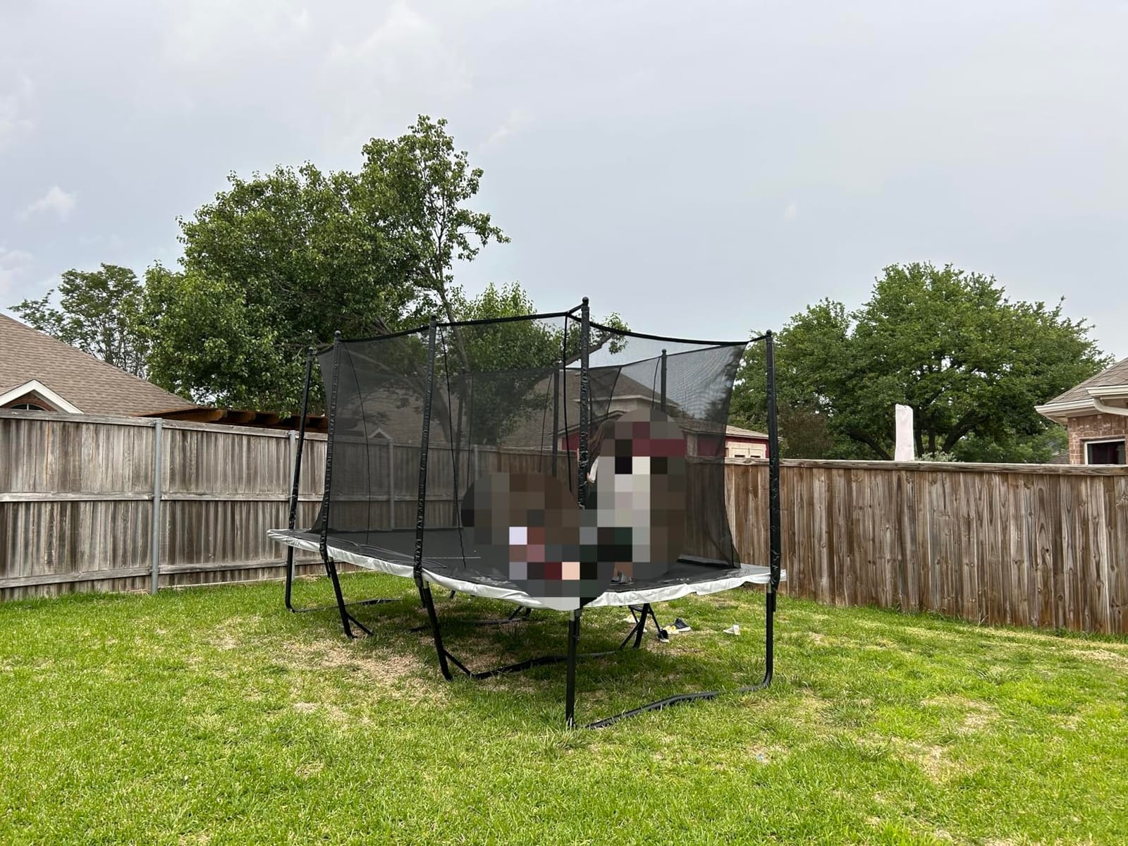 Air Rectangle Trampoline 8X14FT 1800LBS Weight Capacity Outdoor Square Gymnastics Heavy-DutyTrampolines with Net Enclosure for Kids Adults customer photo 2