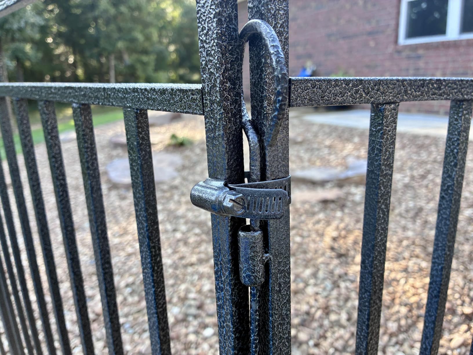 40in H x 54ft L Black-Silver Removable Pool Safety Fence customer photo 2