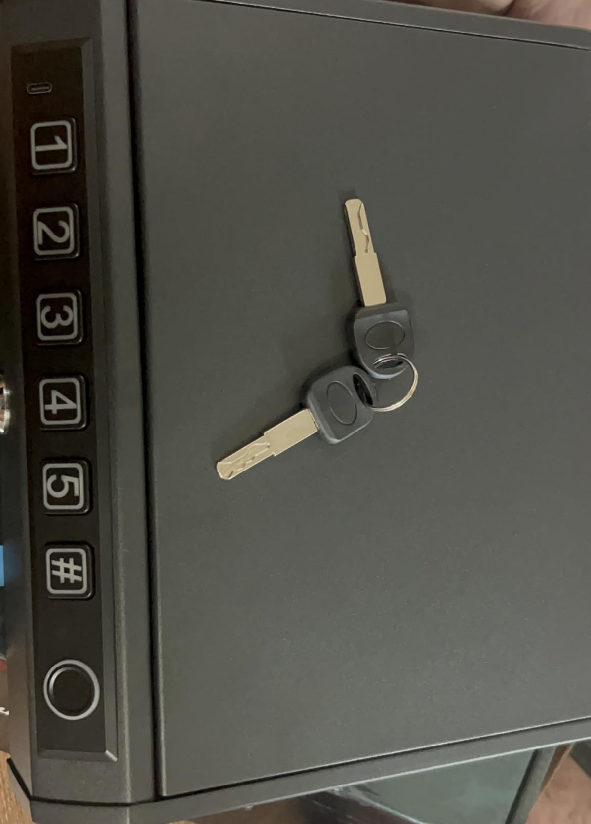 Biometric Gun Safe for Handguns, Pistol Safe Fits 2-3 Handguns customer photo 2