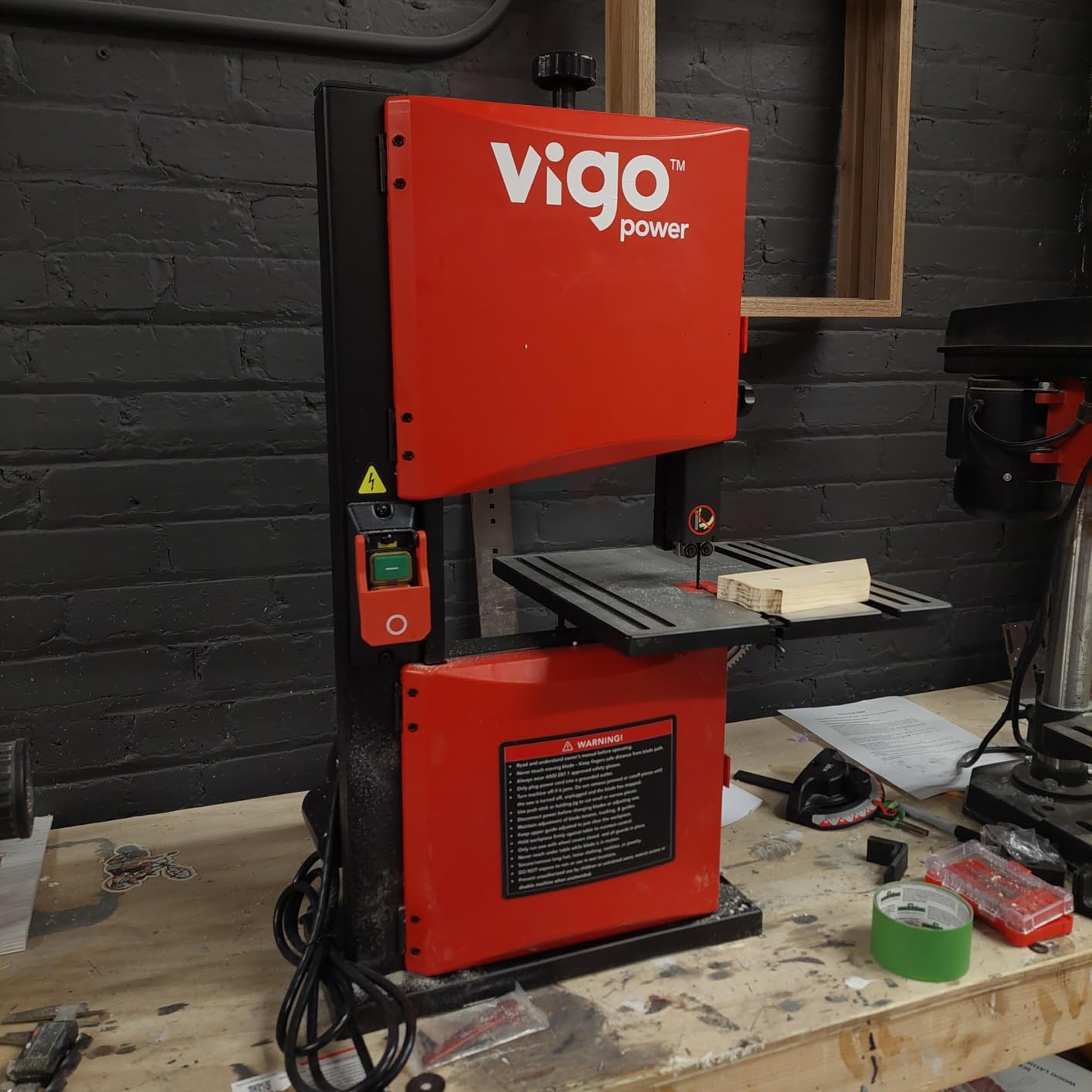 9 Inch Benchtop Band Saw for Woodworking, 2.8A Portable Bandsaw customer photo 2