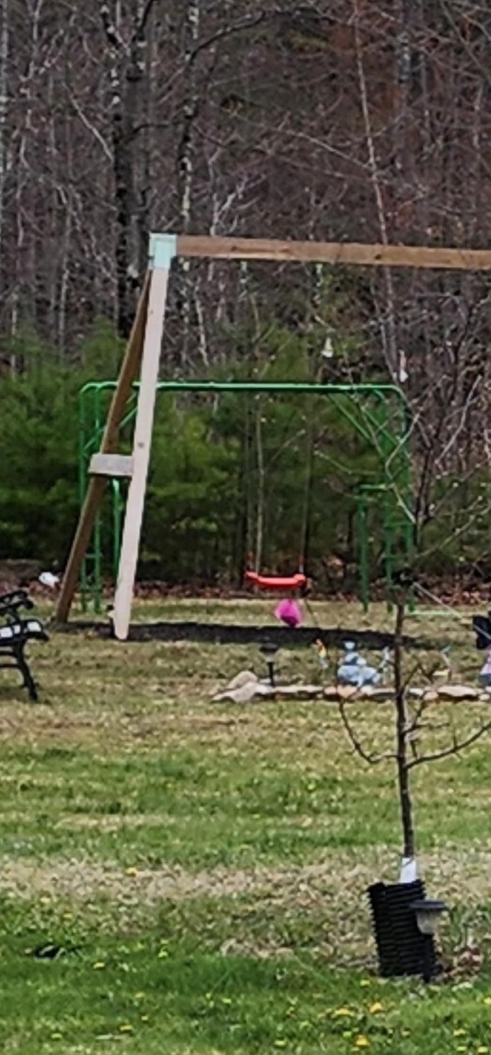 Outdoor Monkey Bars for Kids, Steel Playground Equipment for Backyard customer photo 2