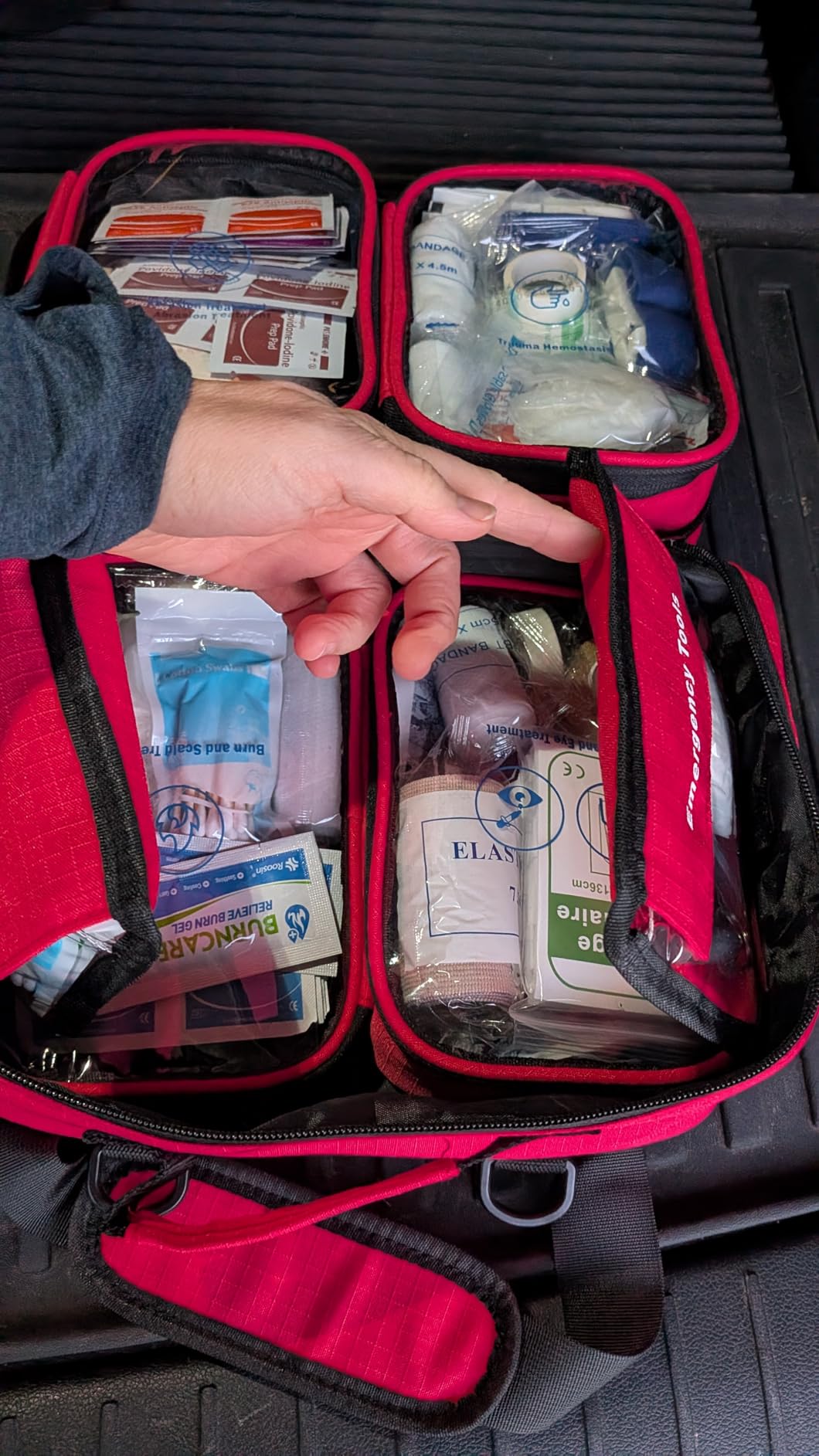 520 PCS Advanced First Aid Kit - Large 6-in-1 Modular Waterproof Well-Organized Emergency Kit for Home, Car, Travel, Camping, Boat & Outdoor customer photo 1