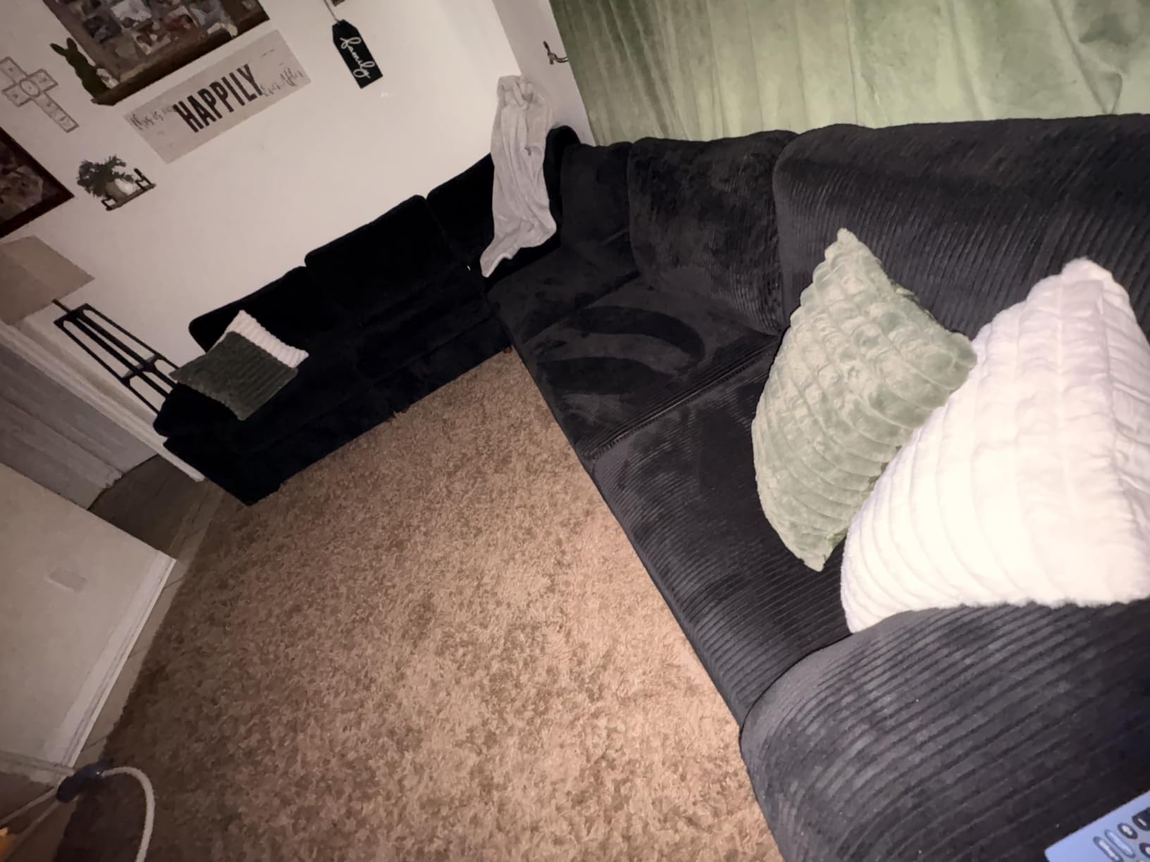 EASE MOOSE Oversized L Shape Sectional Modular Sofa,Wide Deep seat Sectional Sofa,Comfortable Grey Cloud Modular Sofa customer photo 2