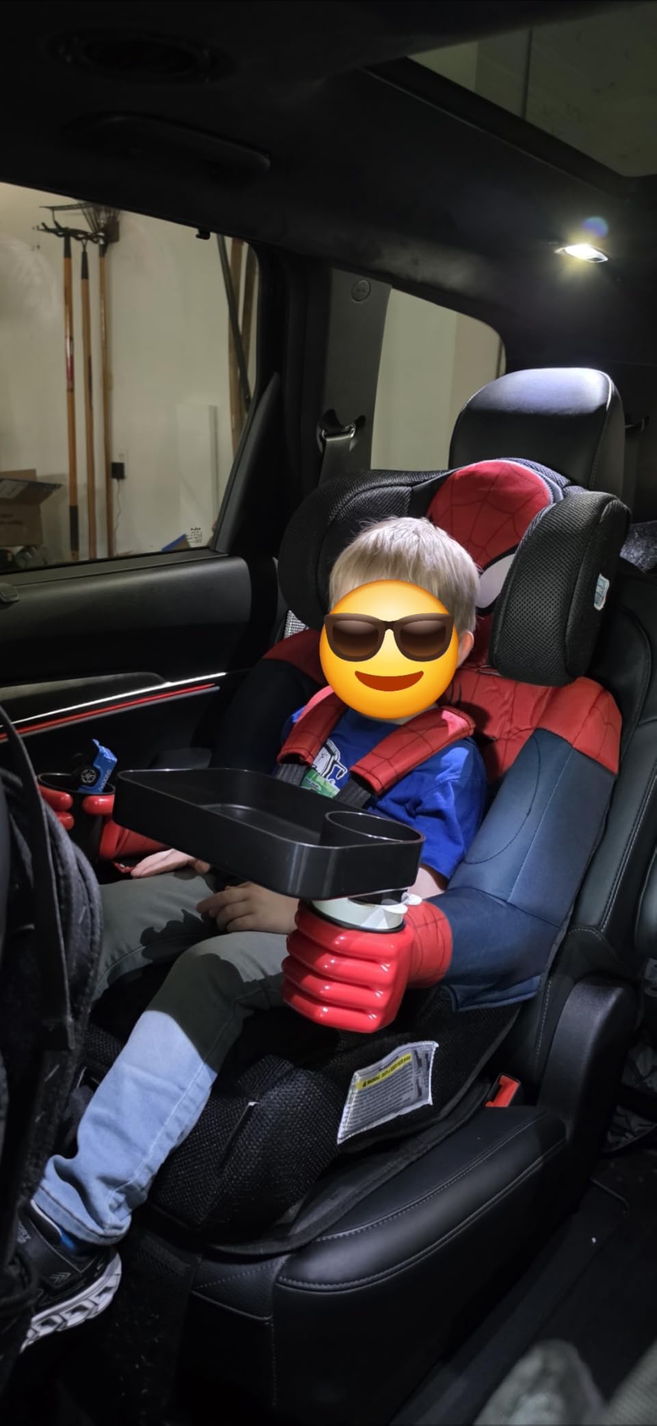 KidsEmbrace 2-in-1 Car Seat | Forward-Facing Harness (26.5–65 lbs) & Booster Mode (40–100 lbs) | Latch | Premium Fit with Multi-Position Headrest, Harness & Recline – Bluey customer photo 1