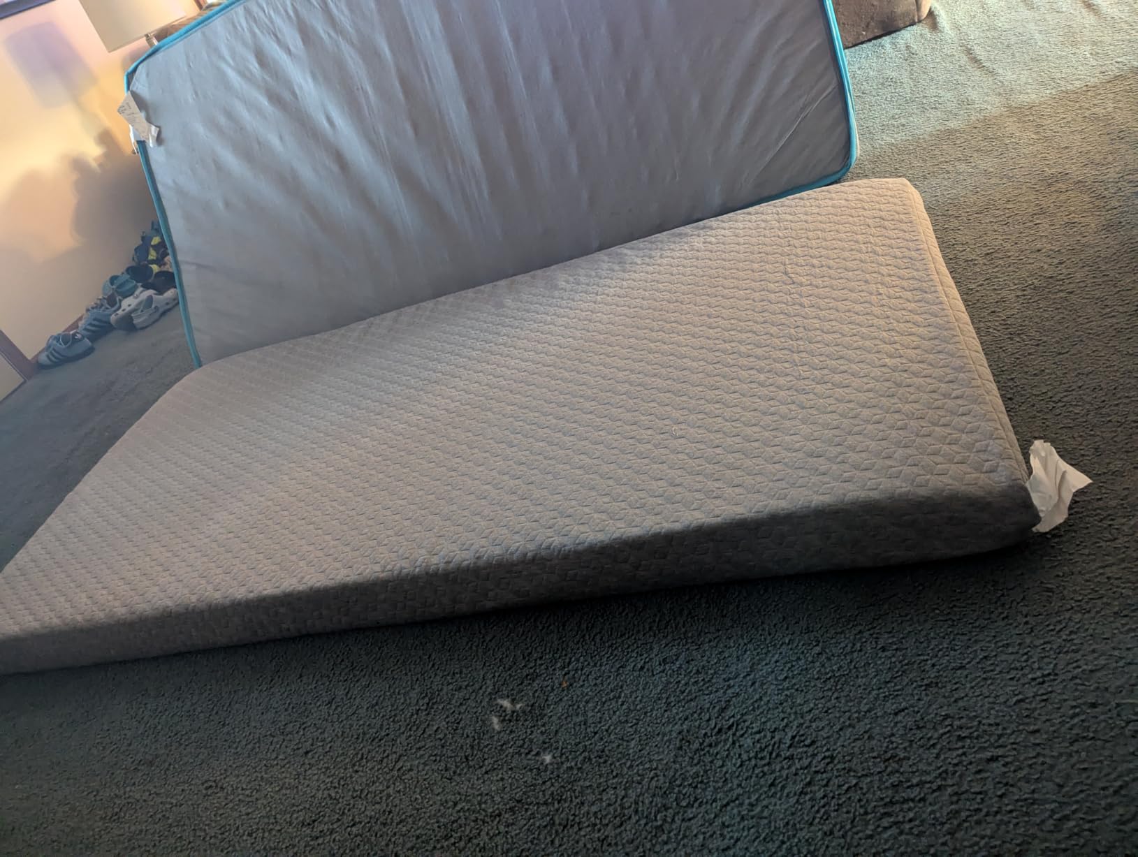 Novilla 14 Inch Queen Size Gel Memory Foam Mattress for Pressure Relief | 14 Inch Queen Mattress with Green Tea-Infused Foam for Body Contouring & Balanced Support, Breathable Side Panel customer photo 2