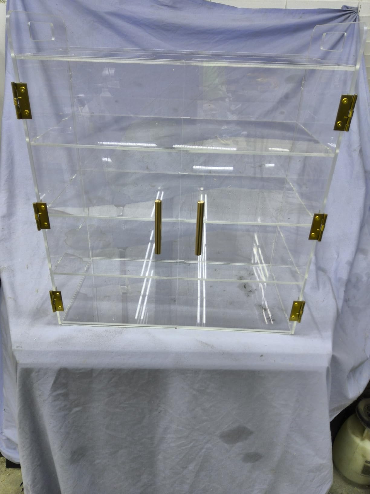 2-Tier Commercial Bakery Display Case Countertop Pastry Display Case customer photo 1