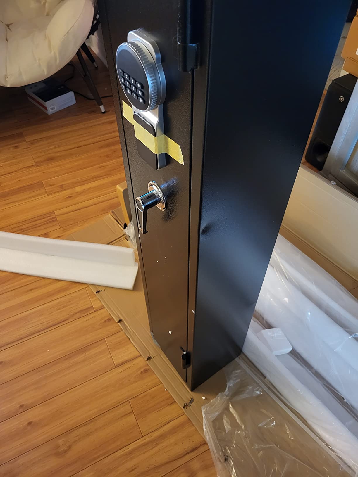 3-5 Long Gun Safe, Anti-Pry Cabinet for Scoped Rifles & Shotguns customer photo 1
