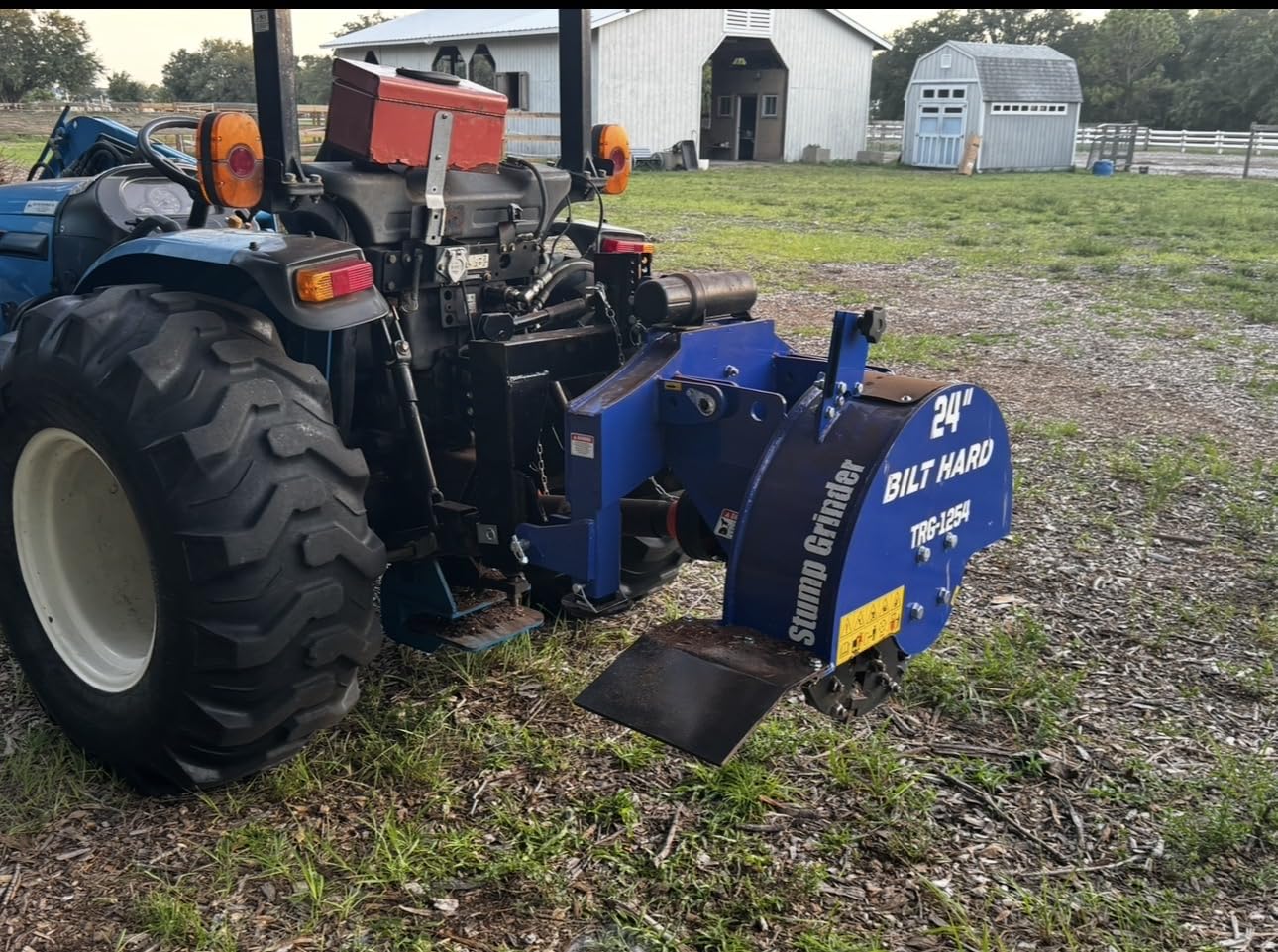 BILT HARD 3 Point PTO Stump Grinder for Tractors, 15-45HP, 6'' Cutting Depth with 34 Carbide Teeth and 24'' Flywheel Diameter for Tree Stump Removal customer photo 2