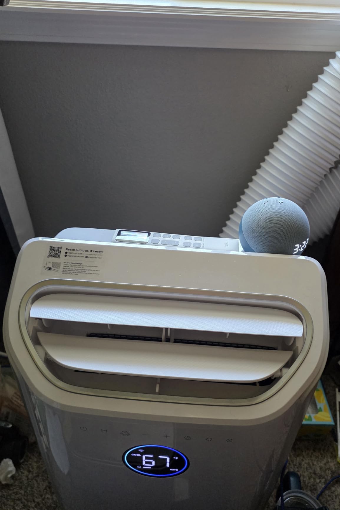 DREO Inverter Portable Air Conditioners,High Efficiency,14000 BTU Dual-Hose customer photo 1