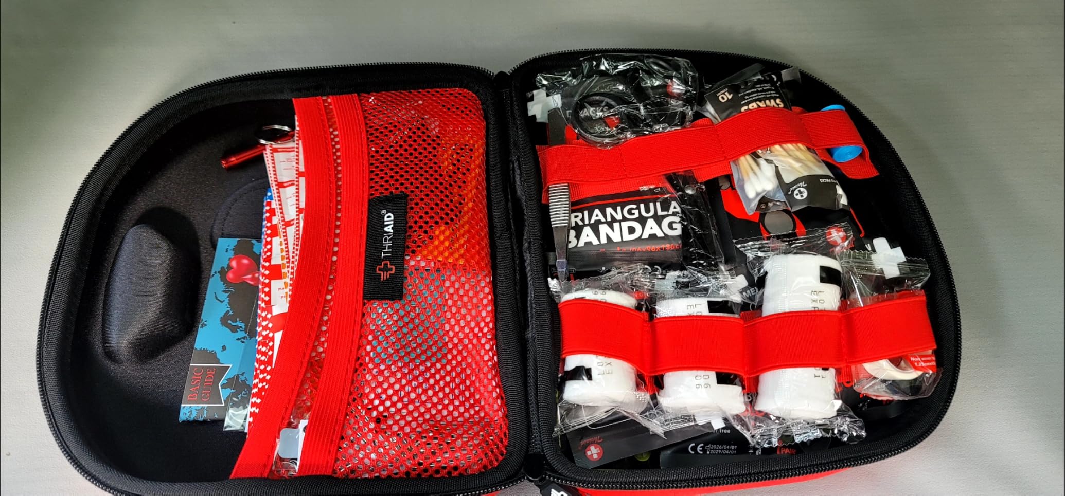 365 PCS First Aid Kit, Waterproof Well-Organized Medic Hard Shell EVA Case customer photo 2