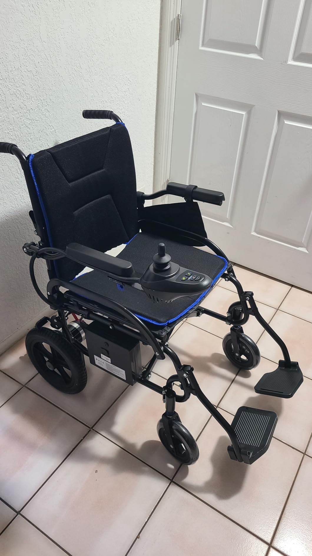 Vive Ultra Lightweight Electric Wheelchair for Adults - Foldable Power Wheel Chair - Collapsible, Folding, Ultralight, Motorized, Light Weight Travel Senior Folding Mobility Aid - Weighs Just 39 lbs customer photo 2