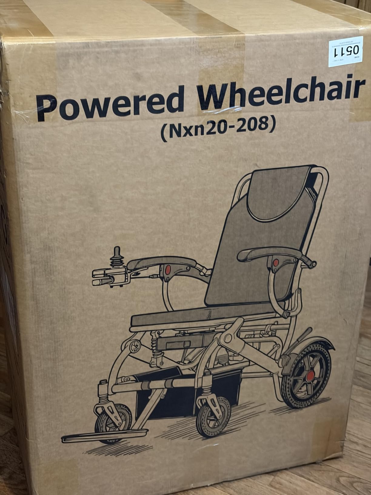 Electric Wheelchairs for Adults Foldable 36LBS Lightweight Frame, Airline Approval, 15 Miles Travel Range& 500W Brushless Motors Power Motorized for Seniors& Max Supports 350 LBS& LED Light-Silver customer photo 2