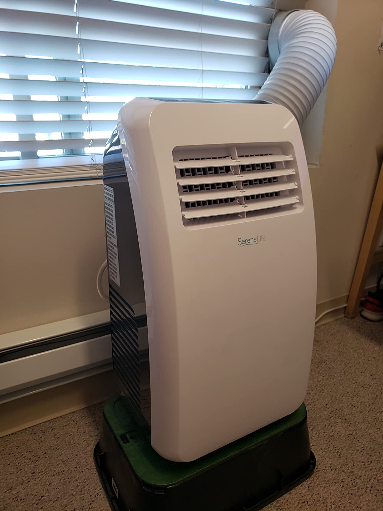 SereneLife 10,000 BTU Portable Air Conditioner with Dehumidifier & Fan | Portable AC Unit with WiFi for Wide Area Climate Control | Compact Standing Air Conditioner with Window Kit customer photo 1
