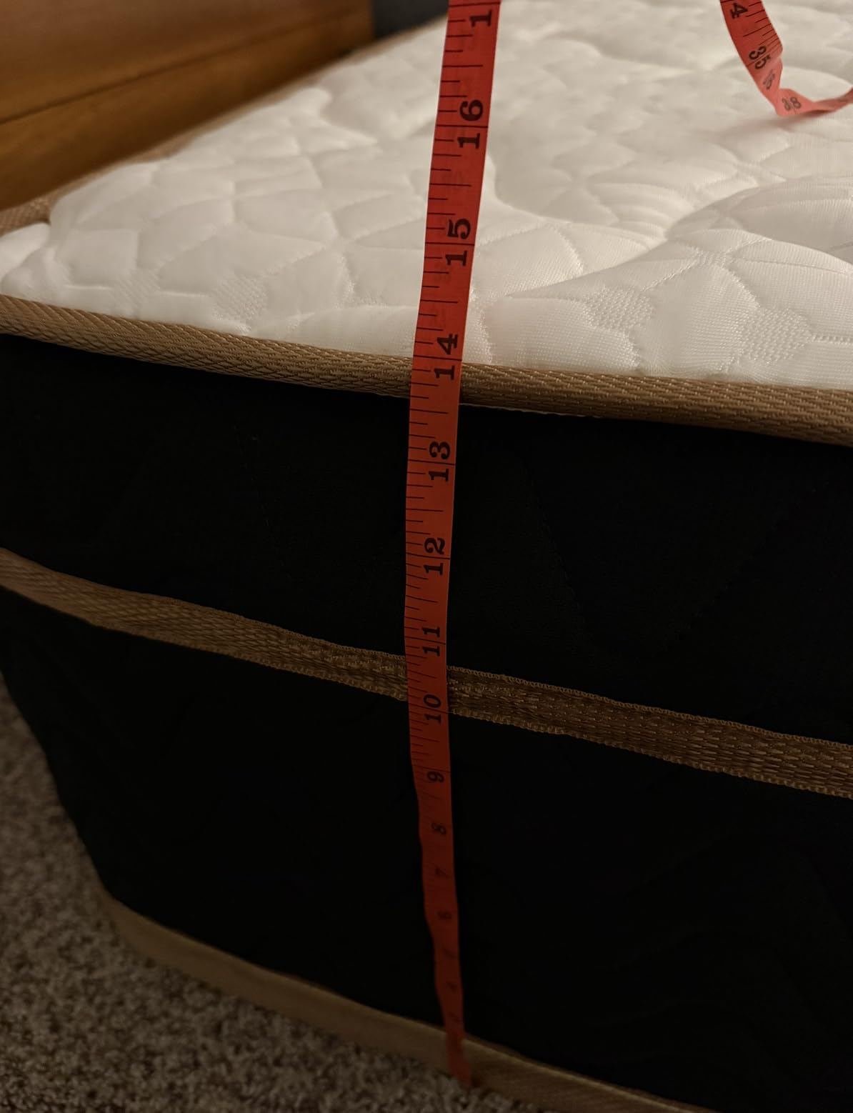 King Mattress 14 Inch, Luxury Hotel Cooling Hybrid Bed Mattress in a Box customer photo 2