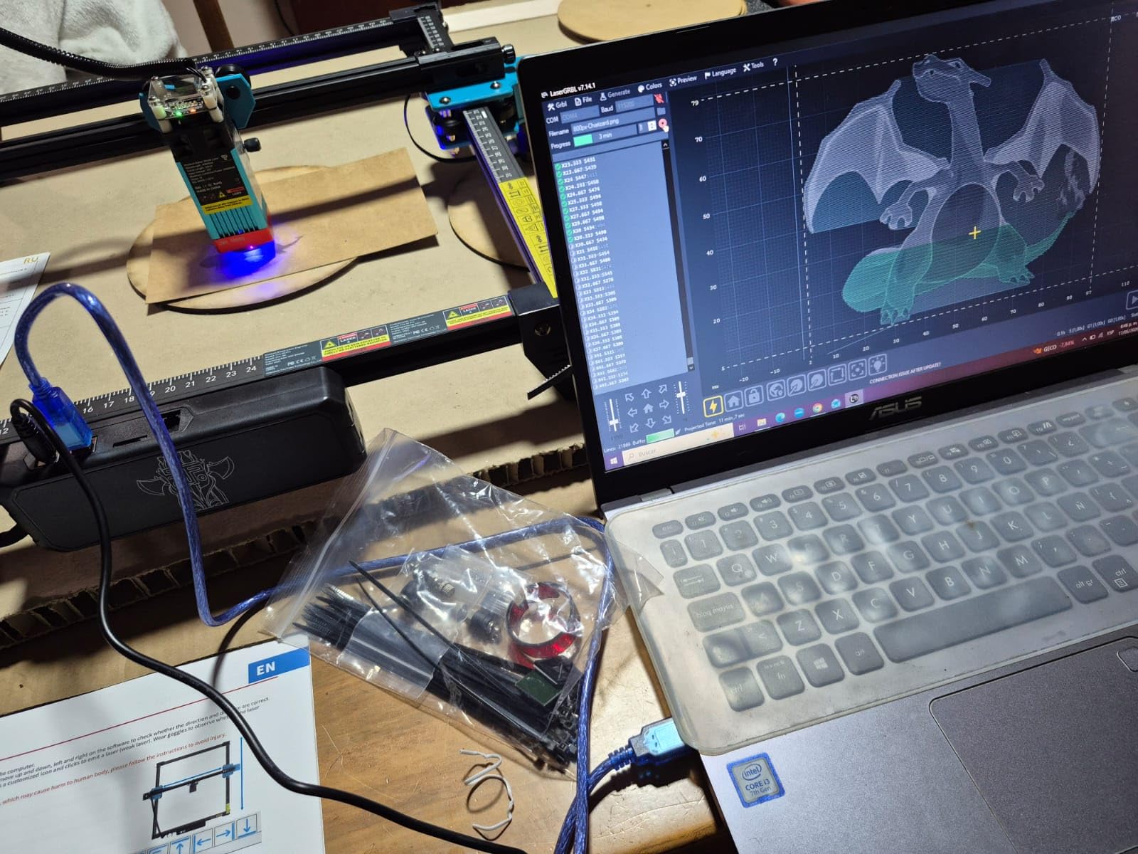 Twotrees TTS-20 Pro Laser Engraver, 20000mW Laser Engraver Machine customer photo 1