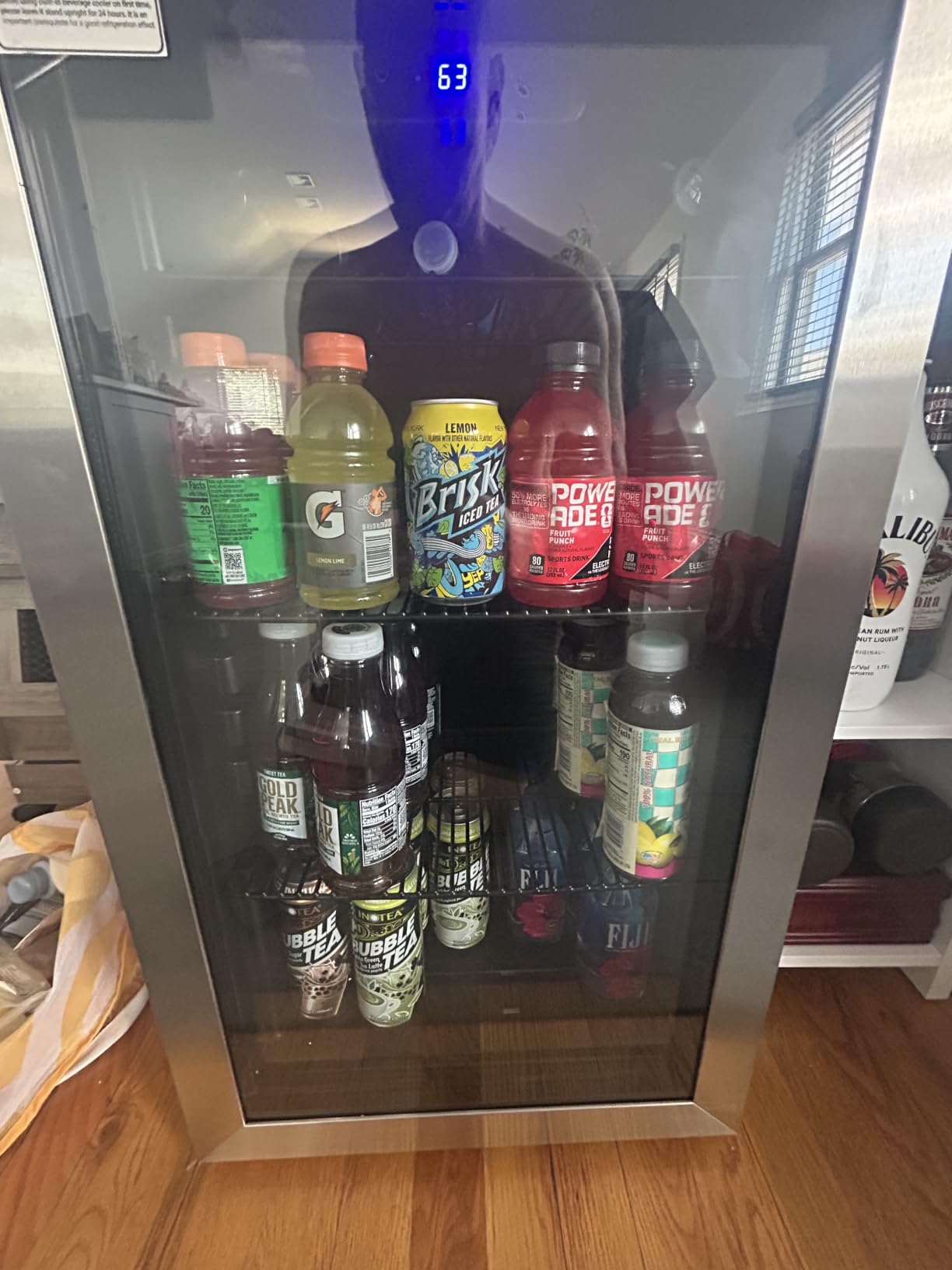 Feelfunn 3.2 Cu. Ft. Beverage Refrigerator, 126-Can Mini Fridge, 34-64°F customer photo 1