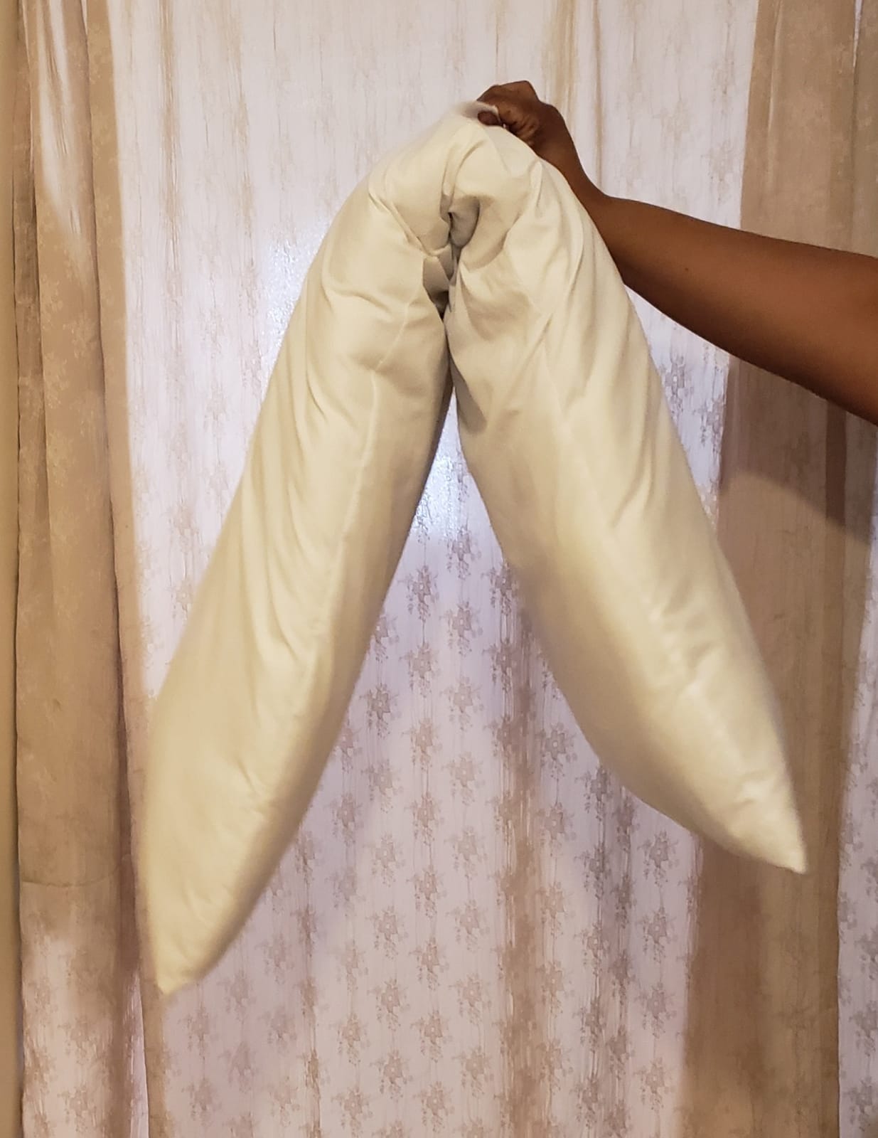 Goose Down Bed Pillows Queen Size Set of 2 (White), Hotel Collection Pillows for Sleeping, Gusseted Pillow for Side, Back, or Stomach Sleepers, 20