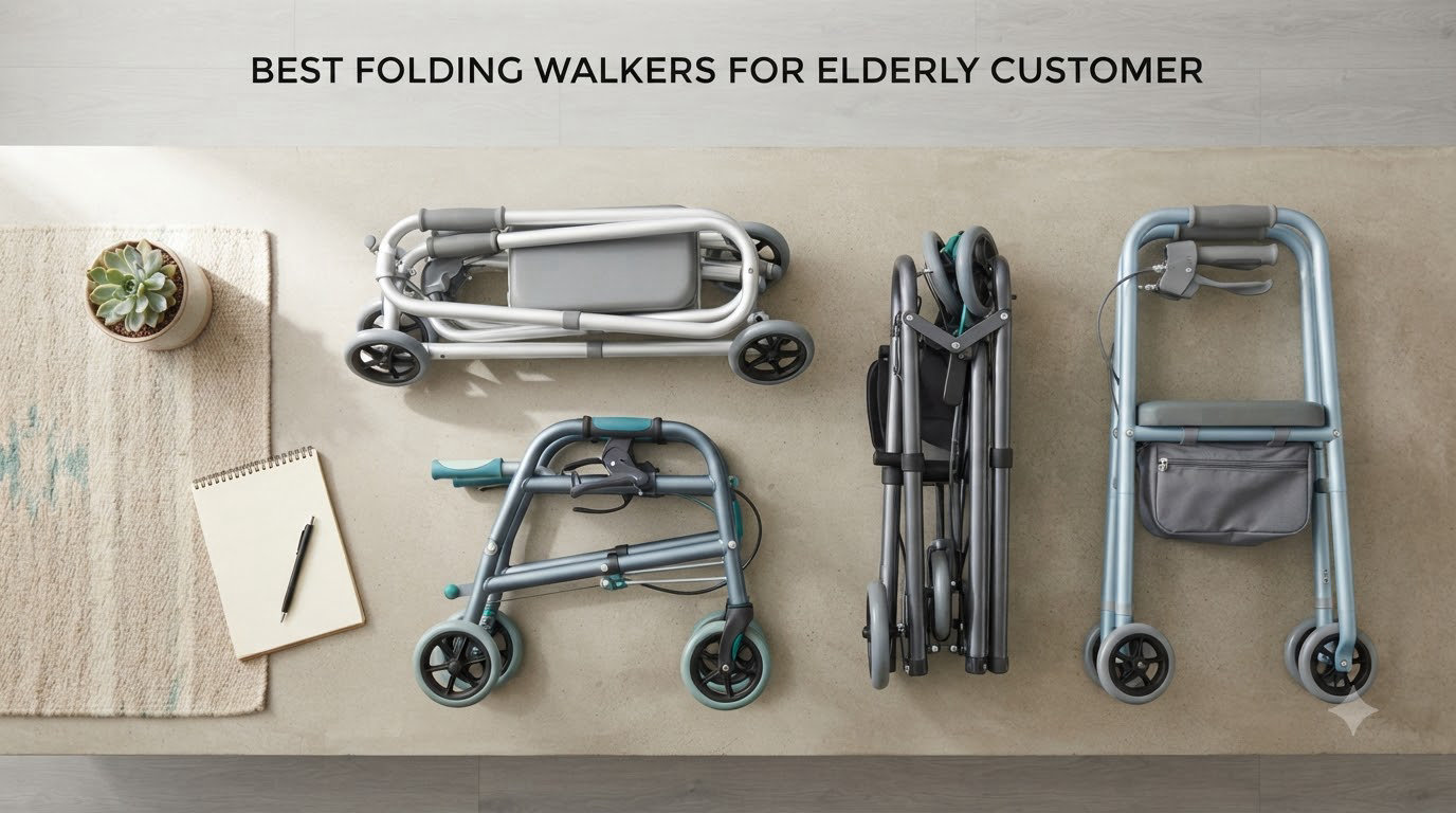 best folding walkers for elderly customer