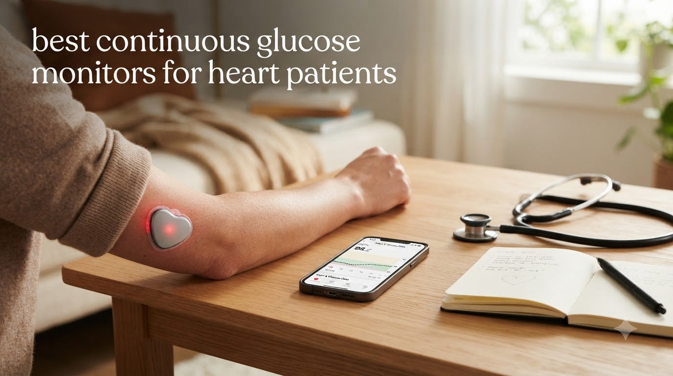 best continuous glucose monitors for heart patients
