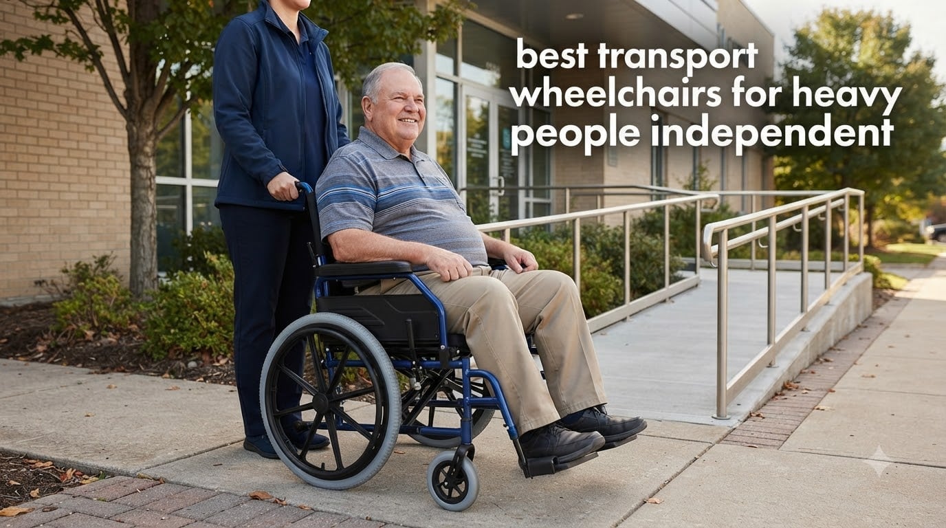 best transport wheelchairs for heavy people independent