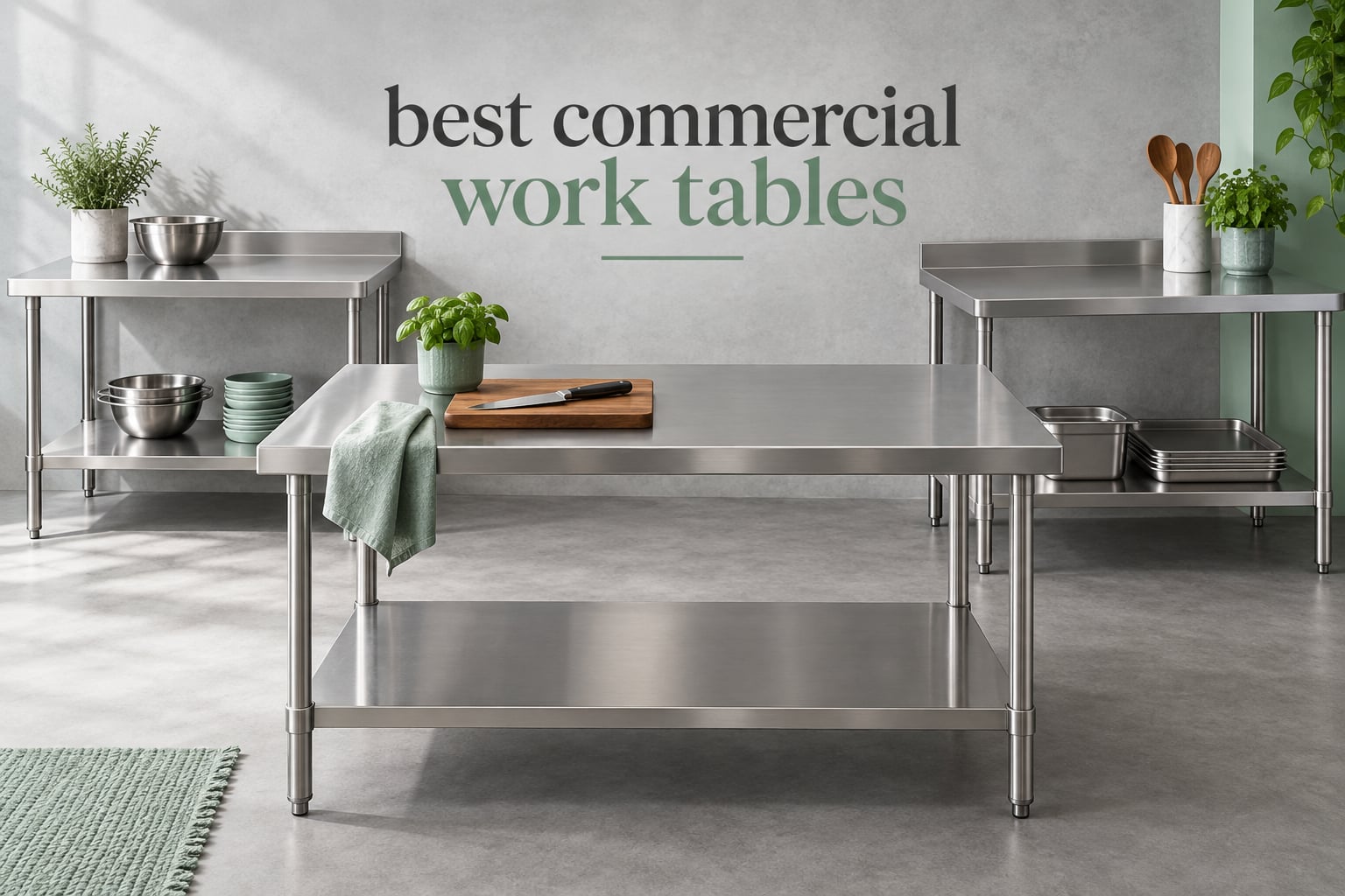 best commercial work tables
