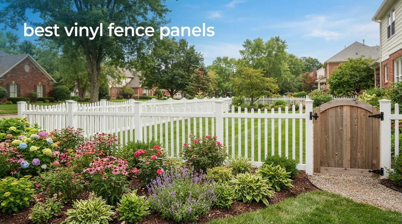 best vinyl fence panels