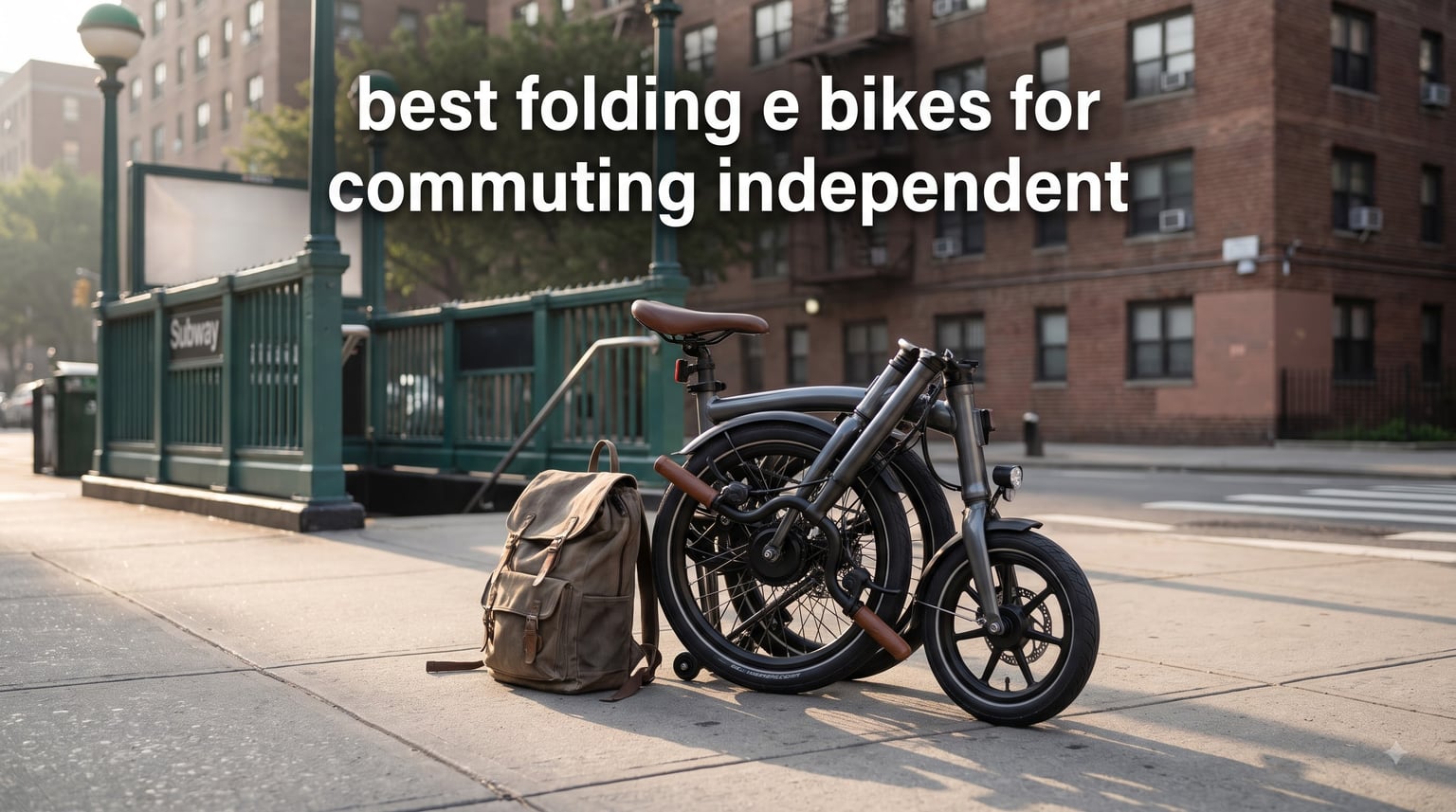 best folding e bikes for commuting independent