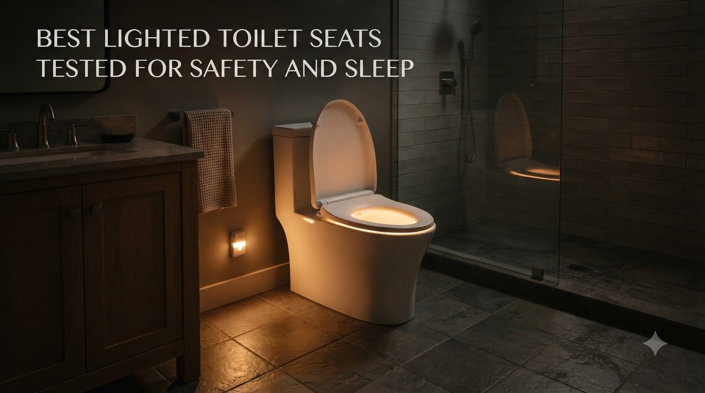 best lighted toilets seats tested for safety and sleep