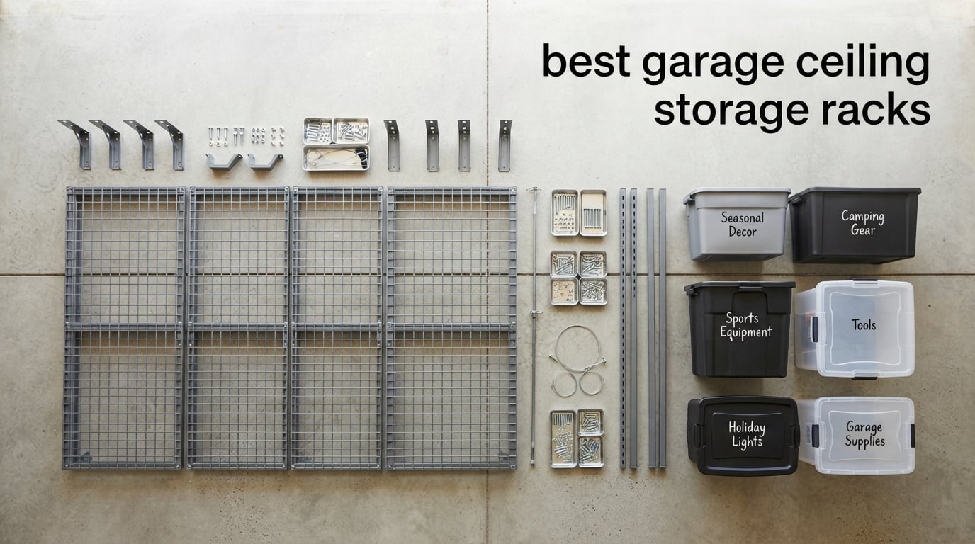 best garage ceiling storage racks