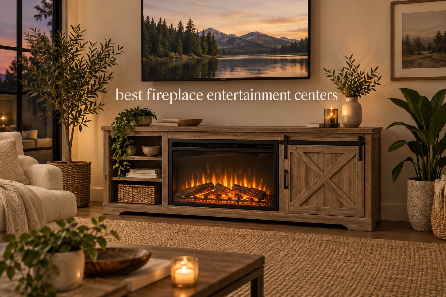 best fireplace entertainment centers