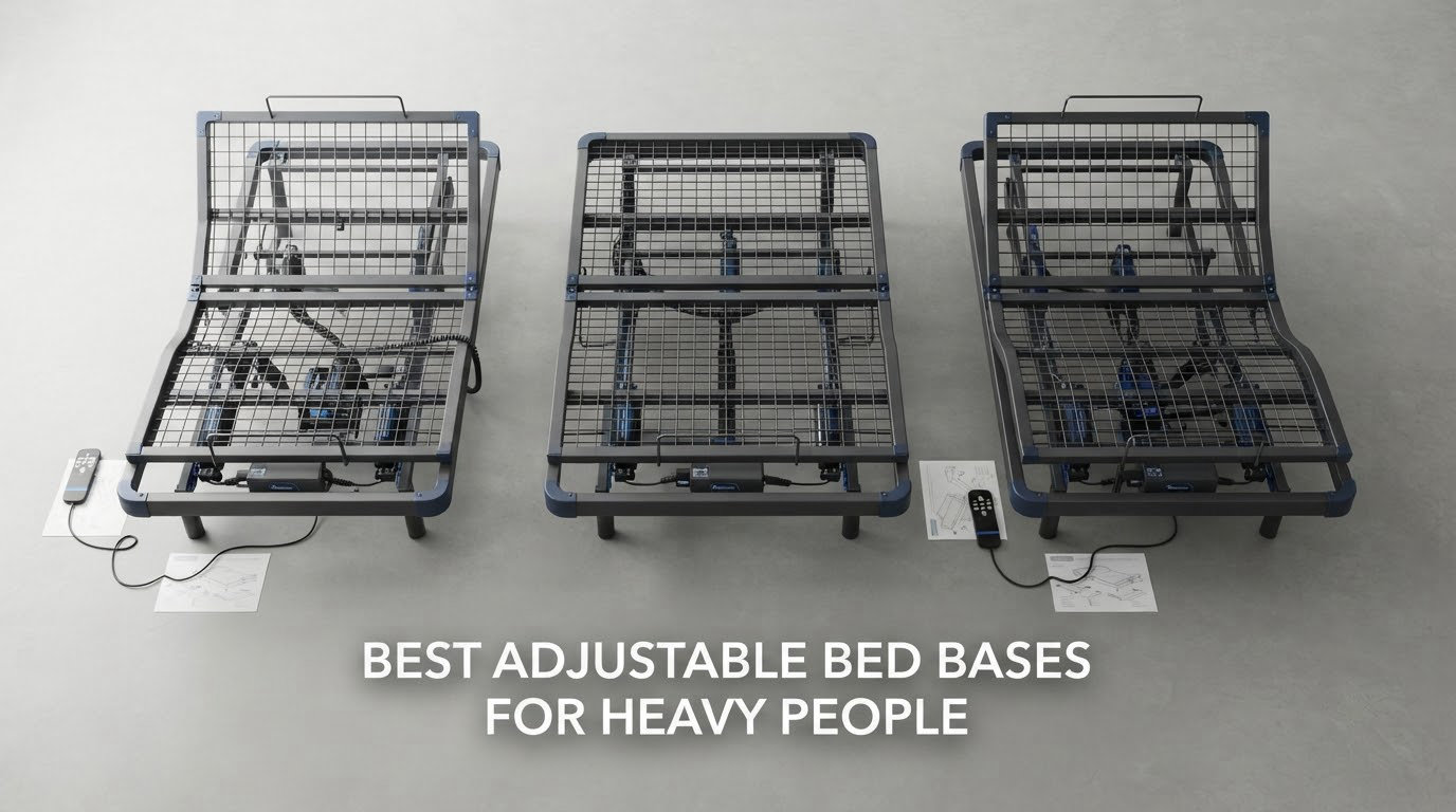 best adjustable bed bases for heavy people