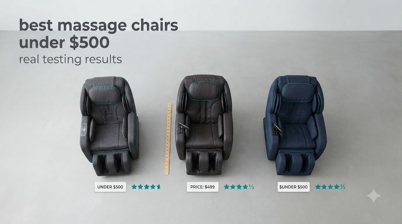 best massage chairs under $500 real testing results