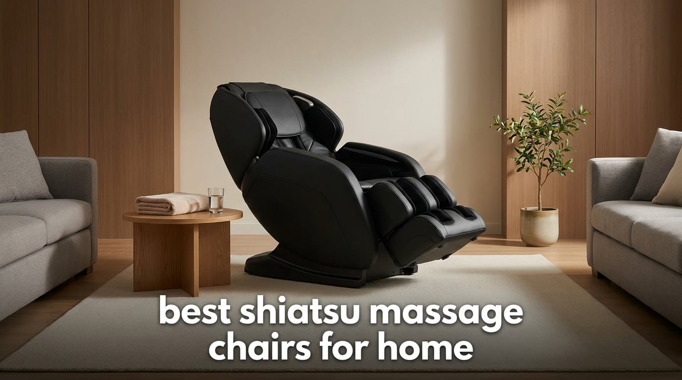 best shiatsu massage chairs for home
