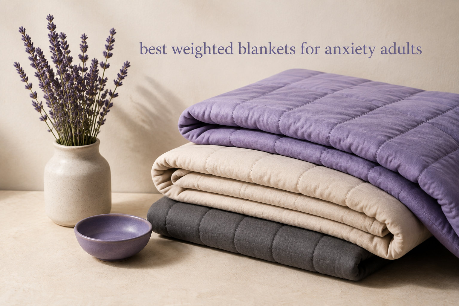 best weighted blankets for anxiety adults