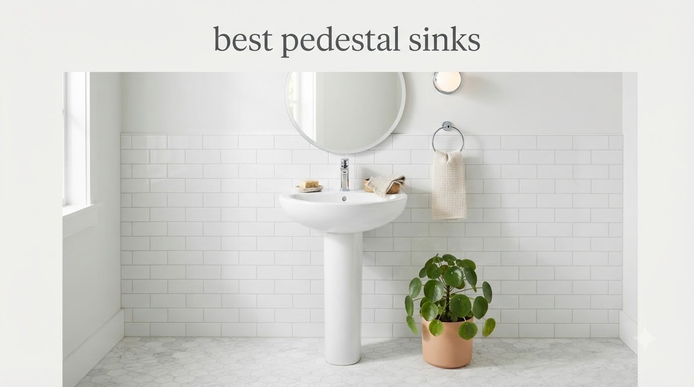best pedestal sinks