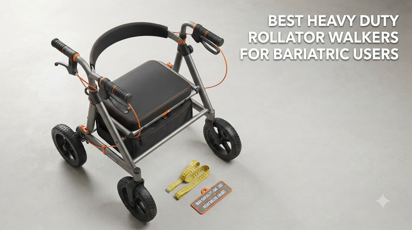best heavy duty rollator walkers for bariatric users