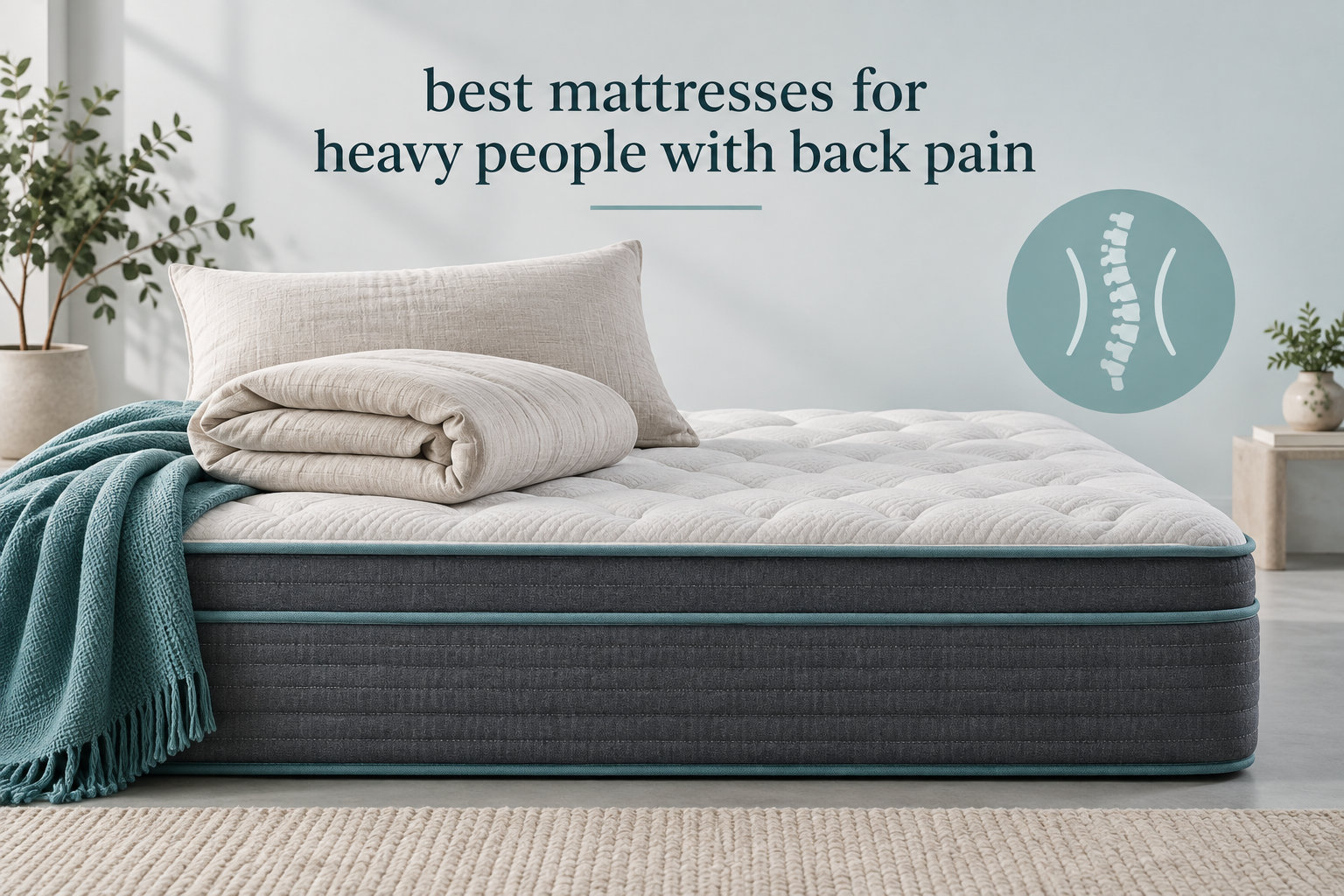 best mattresses for heavy people with back pain