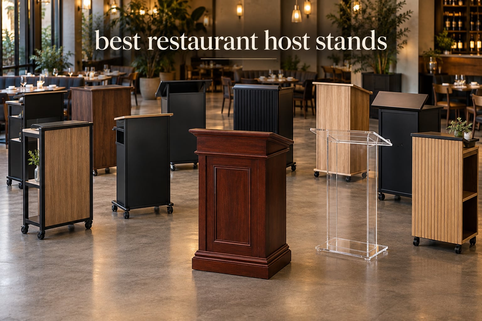 best restaurant host stands