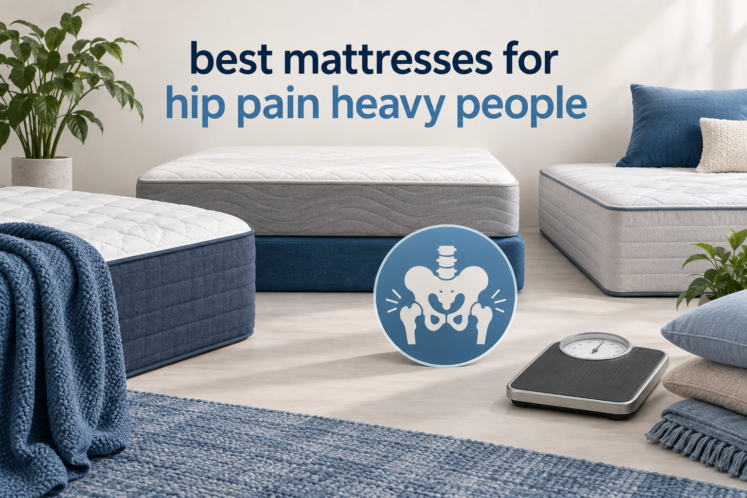 best mattresses for hip pain heavy people