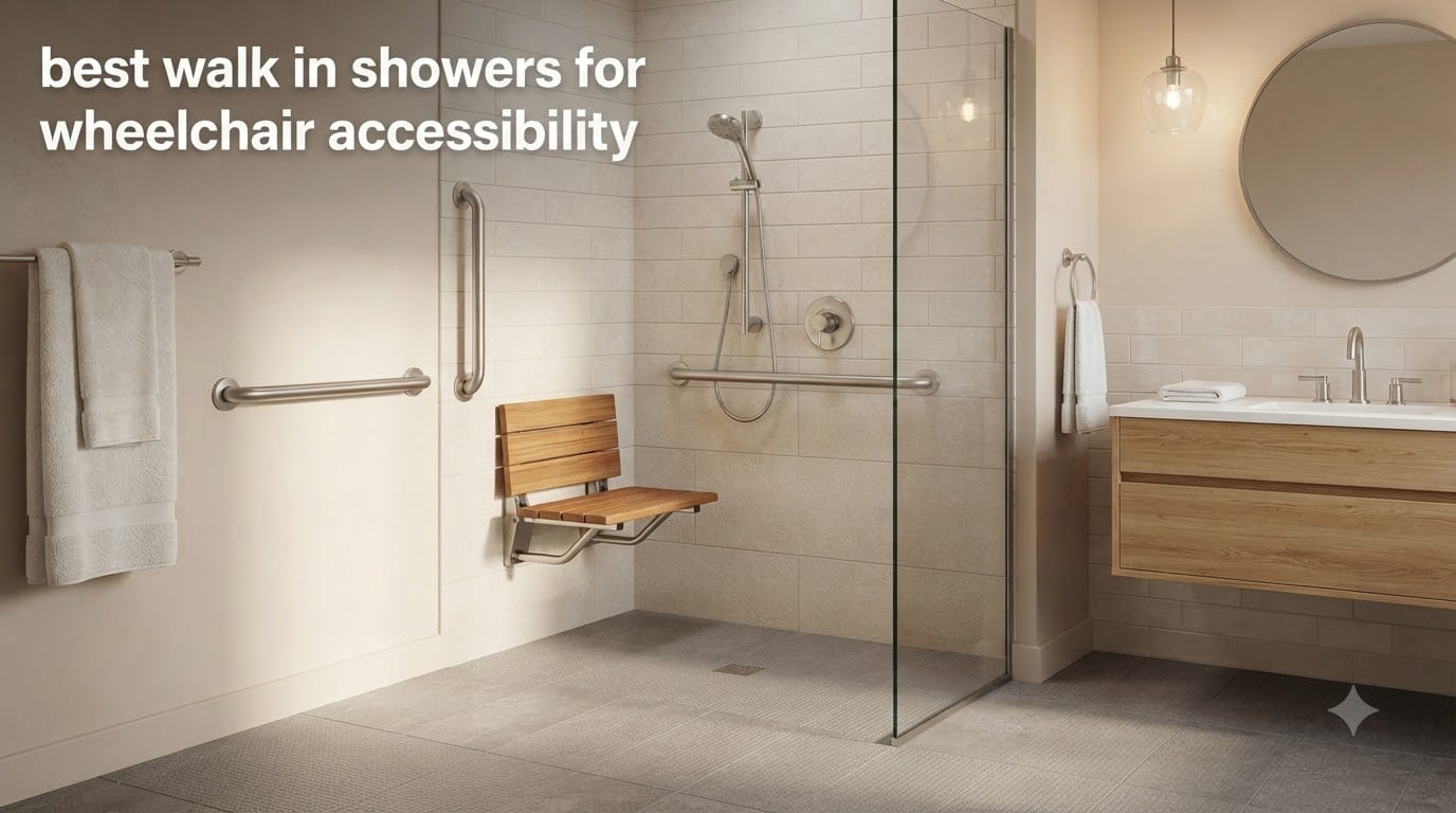 best walk in showers for wheelchair accessibility