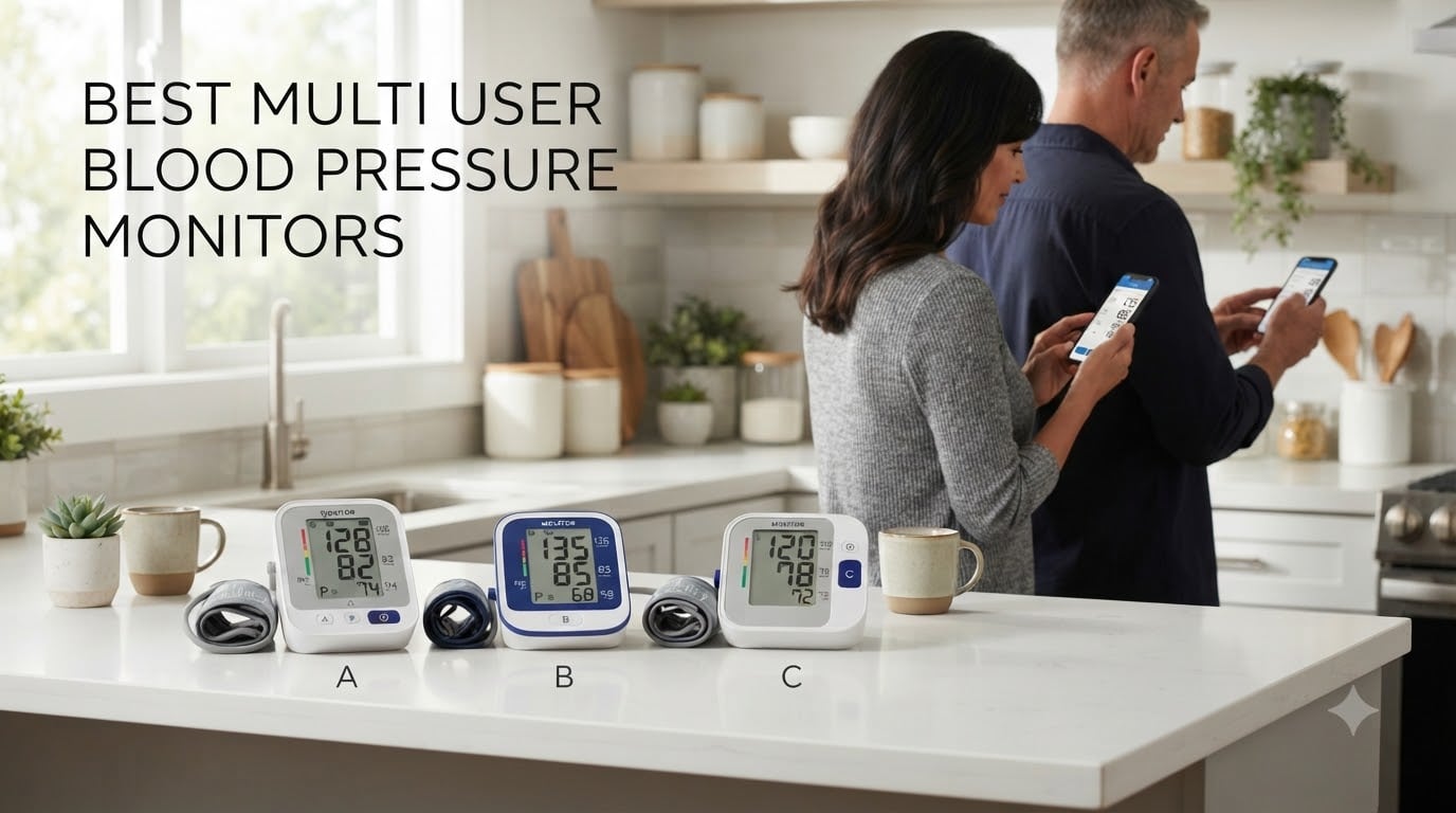 best multi user blood pressure monitors