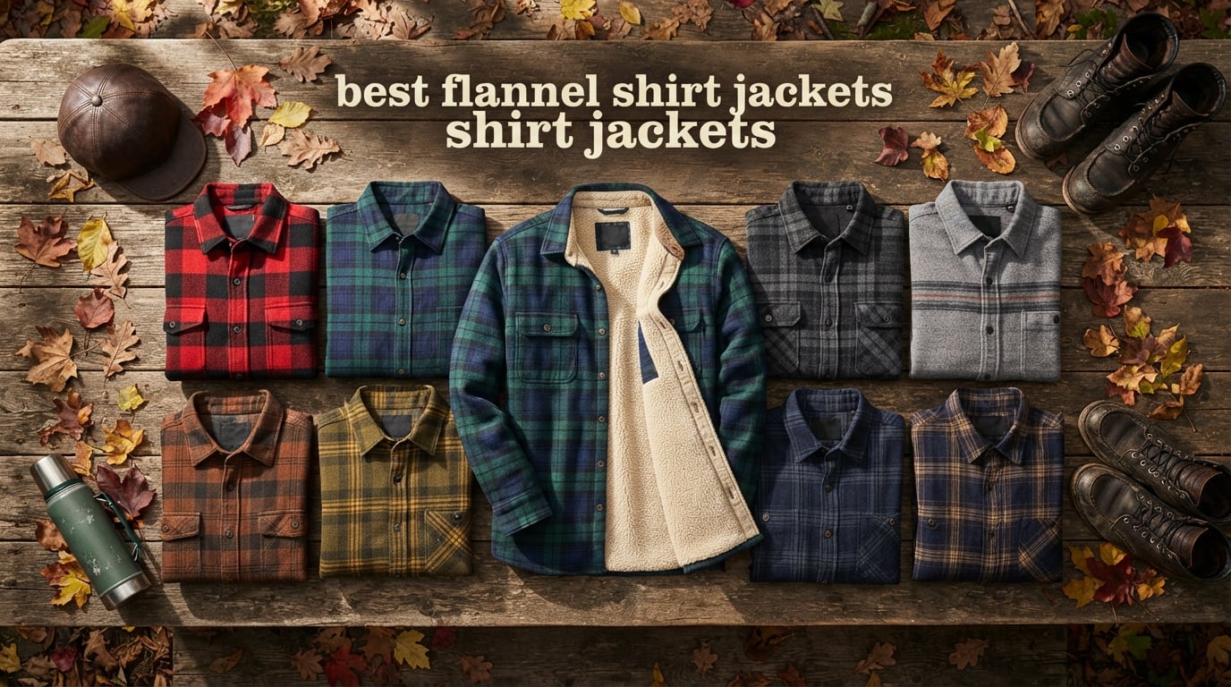 best flannel shirt jackets