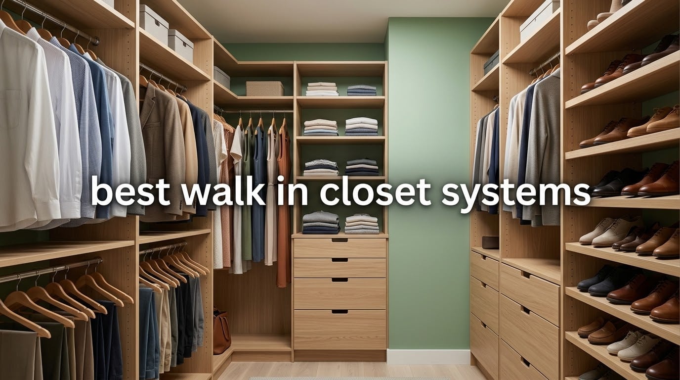 best walk in closet systems