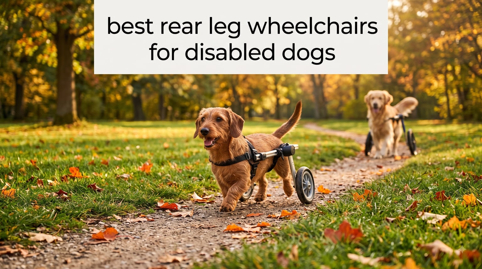 best rear leg wheelchairs for disabled dogs