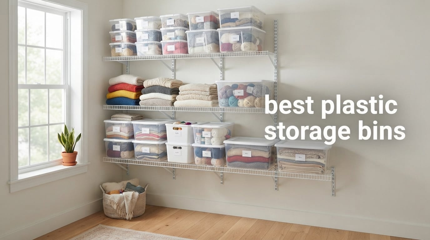 best plastic storage bins